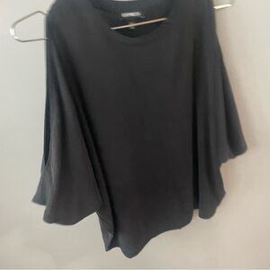 Guess Black Flowy Sleeve Top